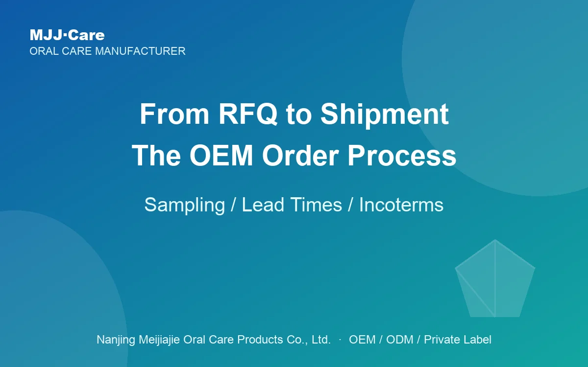 From RFQ to Shipment: The OEM Ordering Process Explained (Sampling, Lead Times, Incoterms)